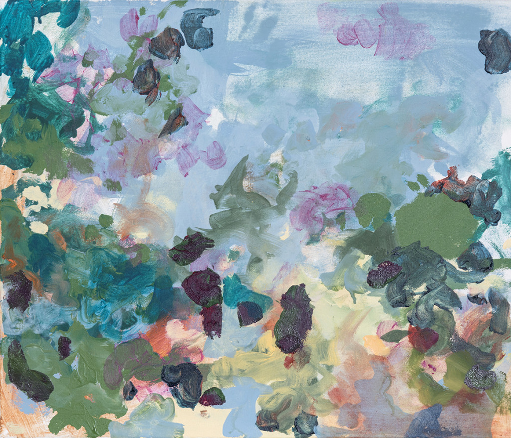 Bunte Studie_2019Acryl und Öl auf Nessel_ 60 x 70 cm